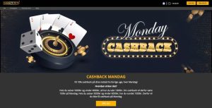 Casinoer med cashback