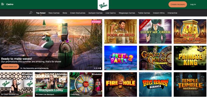 Mr. Green Casino - Yggdrasil Spillemaskiner