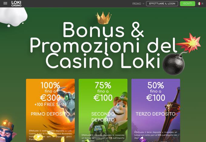 Loki Casino - bonus